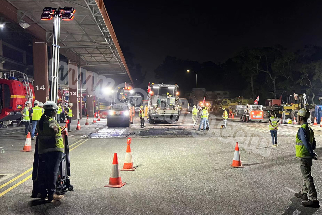 How Does TL-500 Improve Nighttime Construction Efficiency?